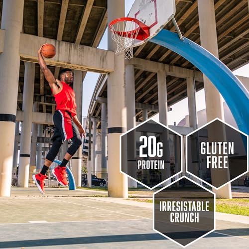 BSN Protein Bars - Protein Crisp Bar by Syntha-6, Whey Protein, 20g of Protein, Gluten Free, Low Sugar, Vanilla Marshmallow, 12 Count - Image 5