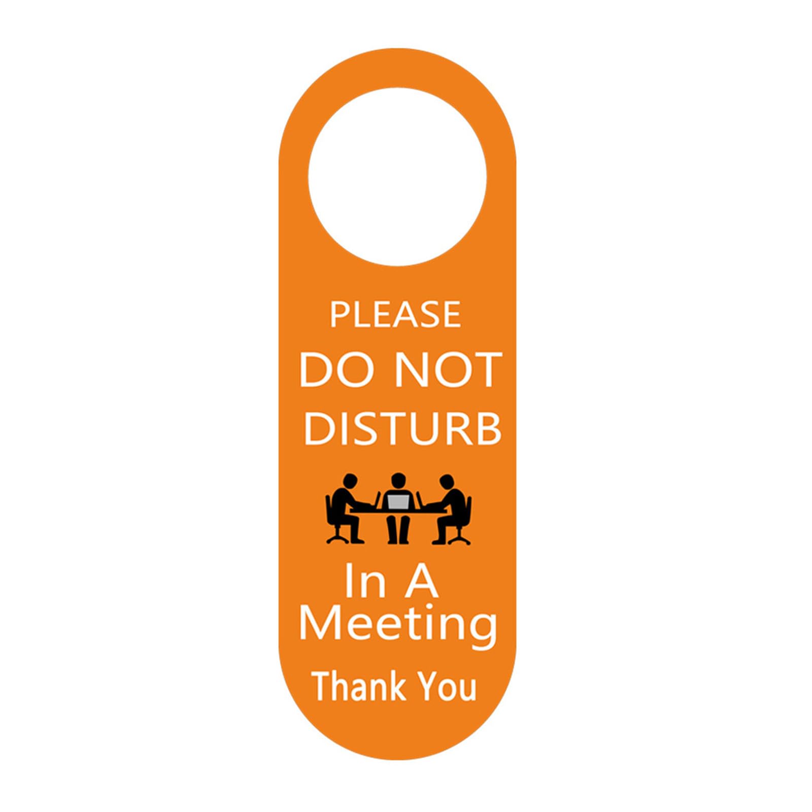 Tsophreniq Do Not Disturb Door Hanger Sign Meeting in Progress Signs Double Sided Plaques for Home Doors Hangers Double Sided Do Not Disturb Hanger