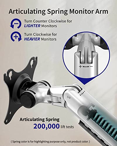 image for Ergounion Single Monitor Arm Desk Mount, Holds Screens up to 40 Inches