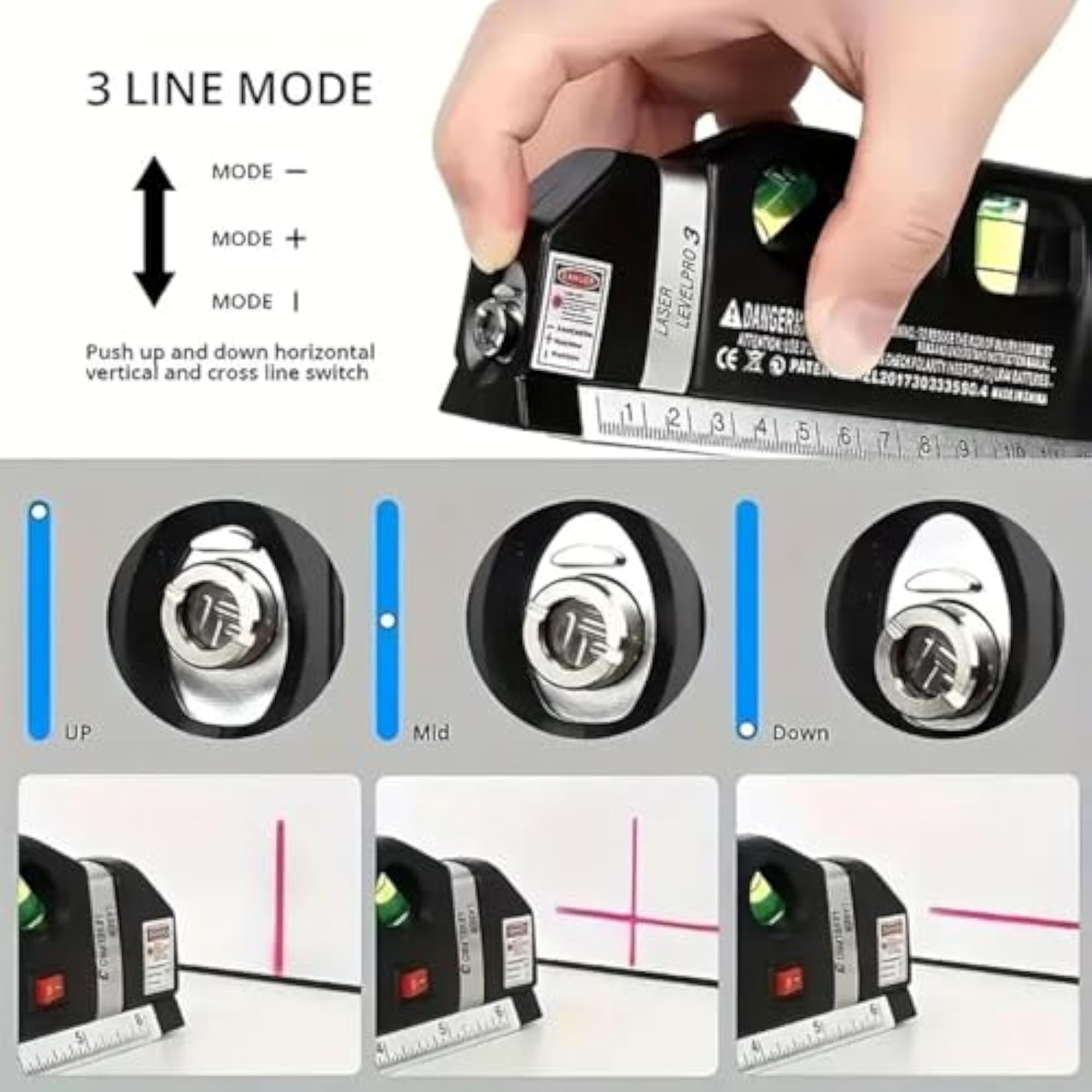 Laser Level Line Tool Multipurpose Level Kit