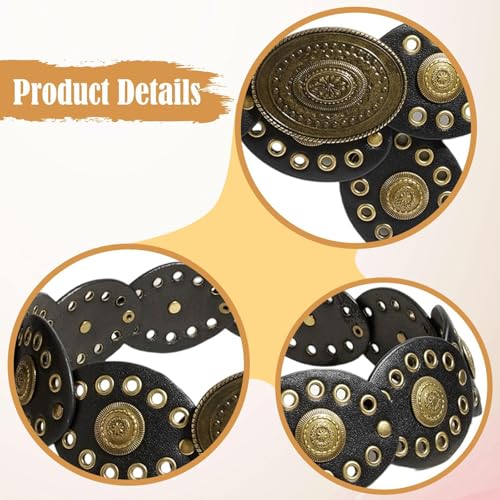 Women Waist Belt PU Leather Trendy Decoration Waistband for Dress Trousers Party4