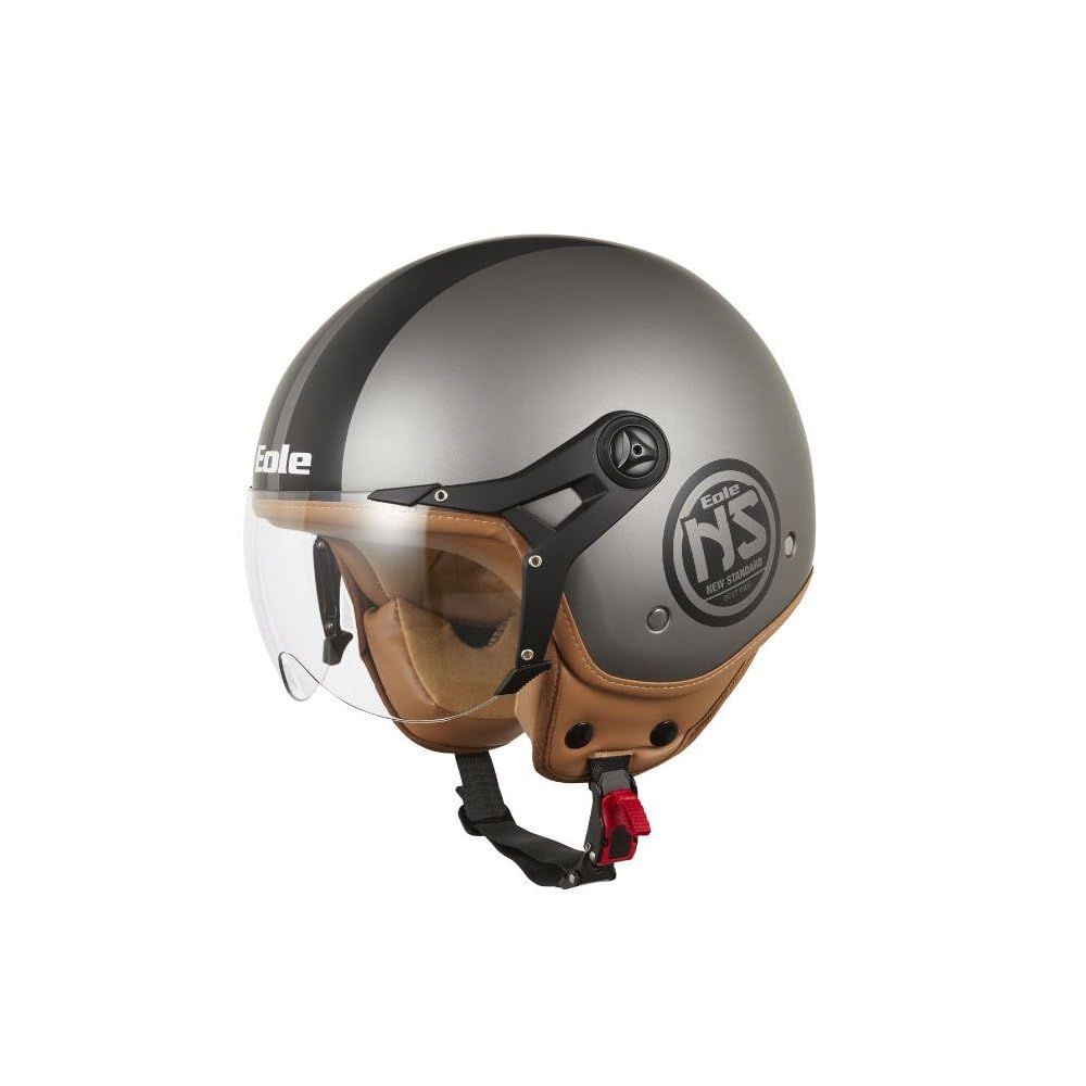 EOLE Casque Jet NEW STANDARD Noir et gris
