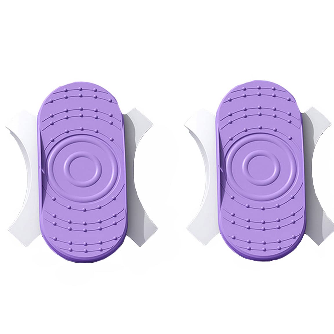 Twisting Board, Split Type Twist Waist Disc, Body Shaping Exercise Machine Cardio Exercise, Wobble Fitness Fit (Purple)