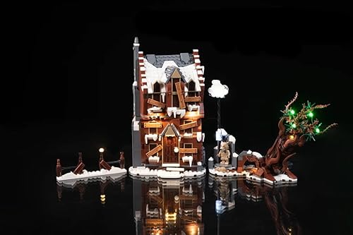 Brick Loot Kit de luces LED de lujo para tu Lego Harry Potter The Shrieking Shack & Whomping Willow Set 76407- (Nota el modelo no está incluido)