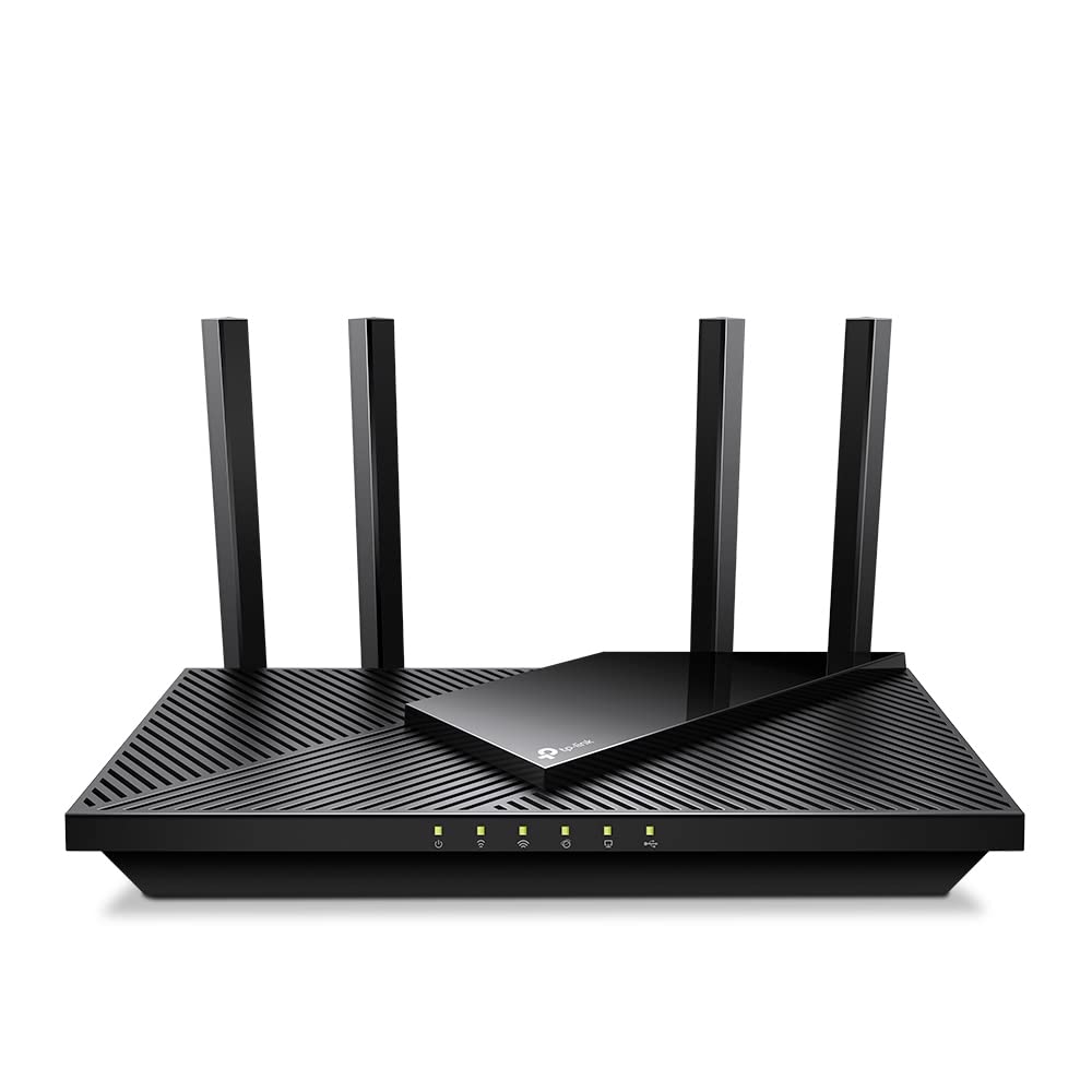 TP-Link AX3000 Multi-Gigabit Wi-Fi 6 Router with 2.5G Port, Dual-Band, OneMesh™ /VPN Supported, USB 3.0 Port, Qualcomm CPU, Ideal for Gaming Xbox/PS4/8K Steam, TP-Link HomeShield (Archer AX55 Pro)