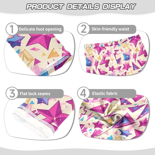 KLL Pink Glitter Texturoddler Girl Basic Leggings Comfortable High Waisted Leg Yoga Pants Exercise3