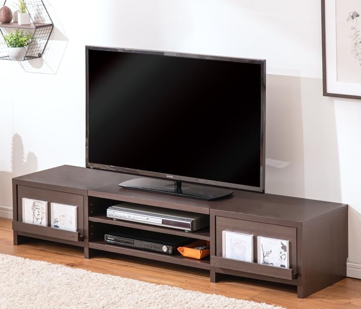 Amazon｜配線スッキリ背面収納付き テレビ台 150cm 木製 ローボード