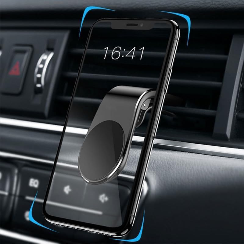 Support téléphone magnétique Ford C-Max 2007-2016 pour grille d'aération auto argent - 4