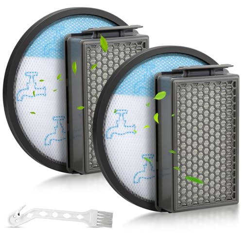 Kigniote Filtre HEPA Lot de 4 Filtre Rowenta Compact Power XXL ZR78000 RO4811EA RO4825EA RO4853EA RO4855EA pour Rowenta/Moulinex/Tefal Compact Power Cyclonic...