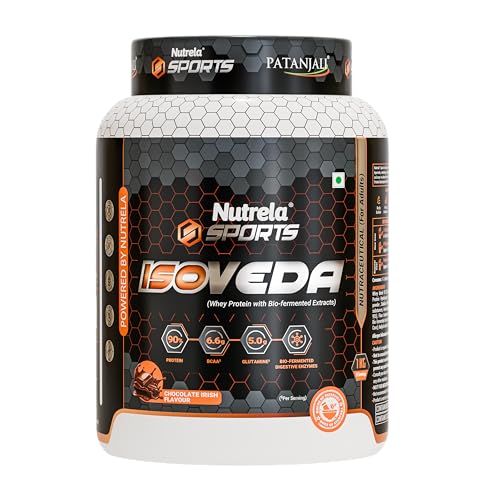 Image of Nutrela Sports IsoVeda Whey Protein Combo - 1kg (Chocolate) & 100g Creatine Monohydrate