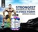 Anabolic Amino Plus : Premium 15 Amino Acid Blend with BCAA (180 Raspberry Chewable Tablets)