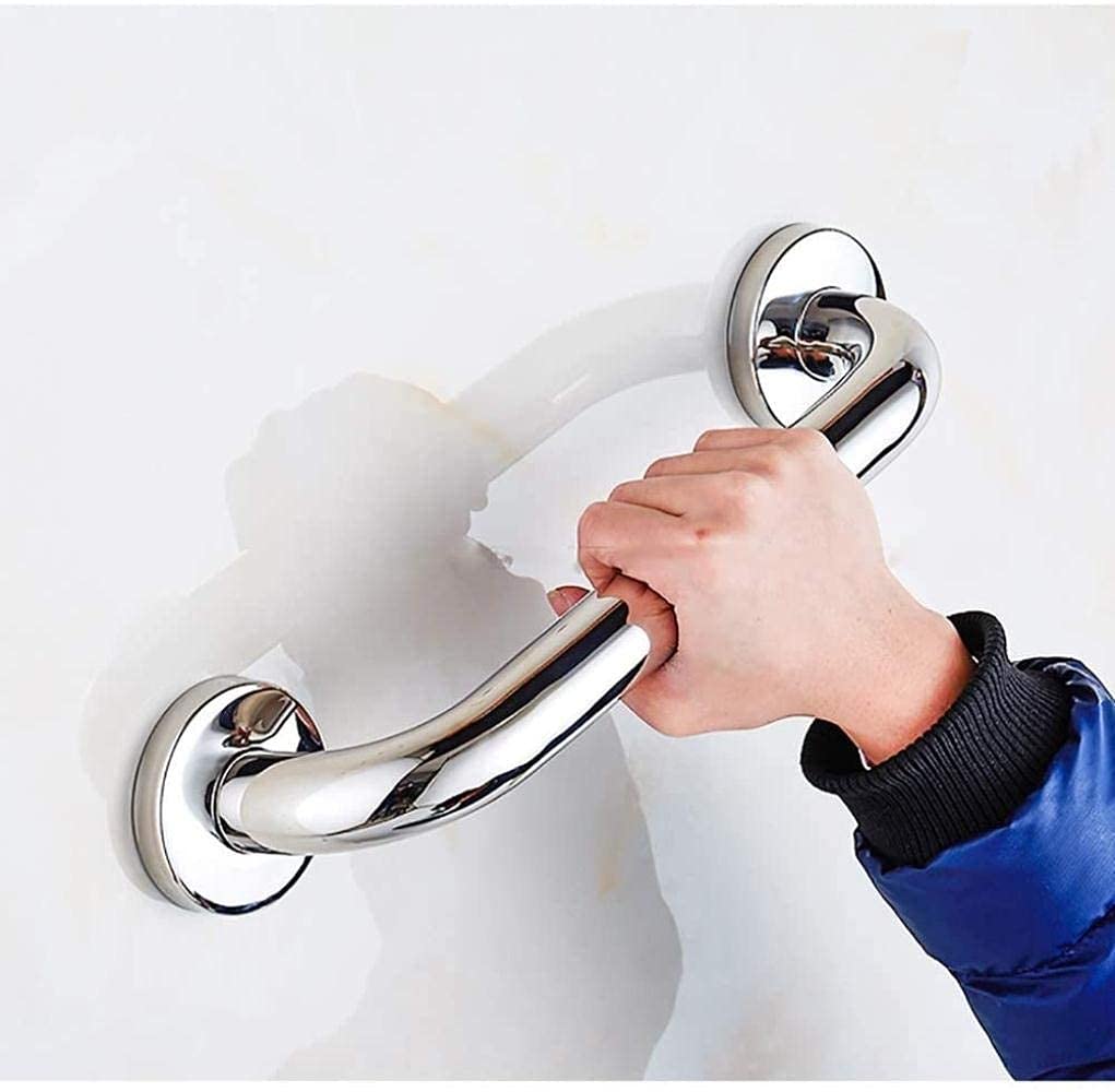 Grab Bars Handicap Grab Bars, Poręcz bezpieczeństwa Łazienka i wanna antypoślizgowa pomoc szyna dla osób starszych i dorosłych uchwyt do prysznica akcesoria łazienkowe, Sier, 88 cm