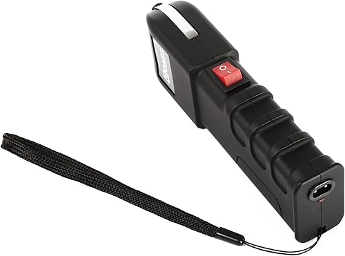 Miniatura 4 de Pistola paralizante - 59 mil millones de pistola aturdidora resistente con linterna LED, incluye correa de muñeca y funda para cinturón (negro)