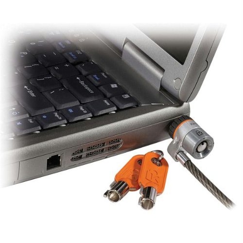 Kensington Cable de seguridad MicroSaver para ordenador portátil con cerradura de llave, cable blanco (KMW64068) Categoría: Cerraduras de ordenador y seguridad