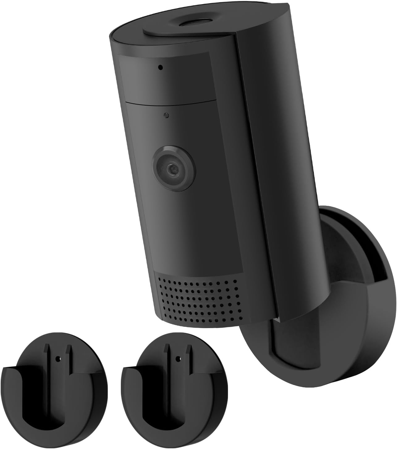 2 Pack Adhesive Wall Mount for Indoor Cam(1st Gen and 2nd Gen), Two Ways Easy Installation with Strong Tape and Screws, No Drilling, No Screws, Convenient and Practical Mount by ALERTCAM