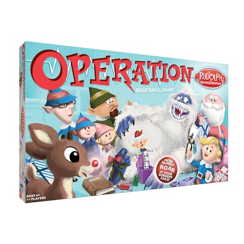 Operation Rudolph The Red Nosed Reindeer juego de mesa clásico miniatura 1
