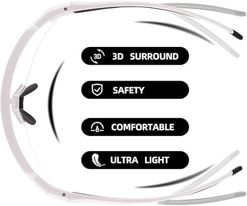 Miniatura 4 de ROCKBROS Gafas de sol polarizadas con protección UV con gafas de sol deportivas fotocromáticas