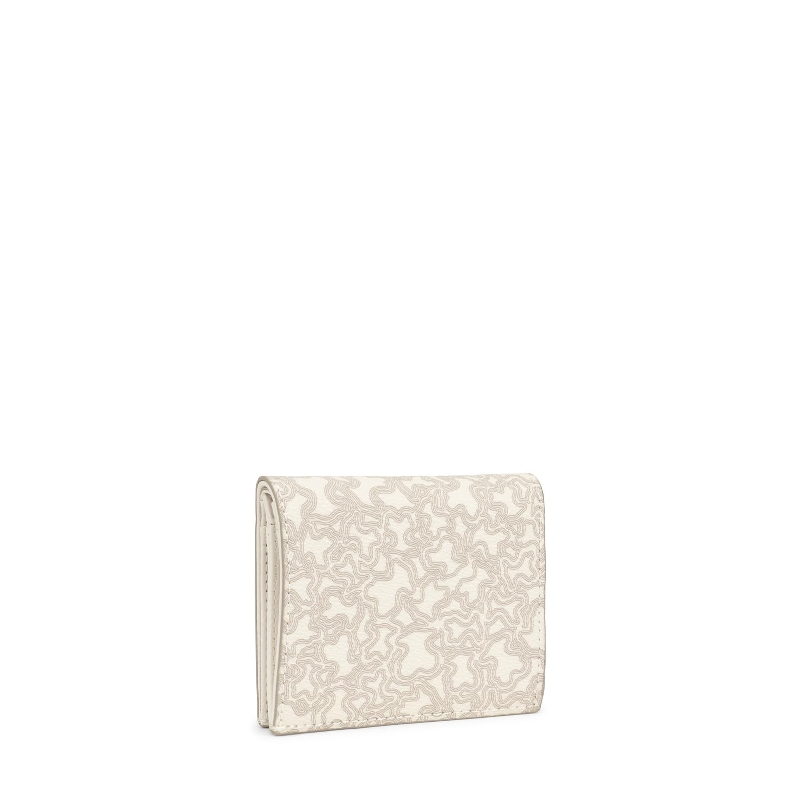 Tous Cartera Pequeña Beige, para Mujer, Medidas 8,7 x 10 x 3 cm, Colección Kaos Mini Lines