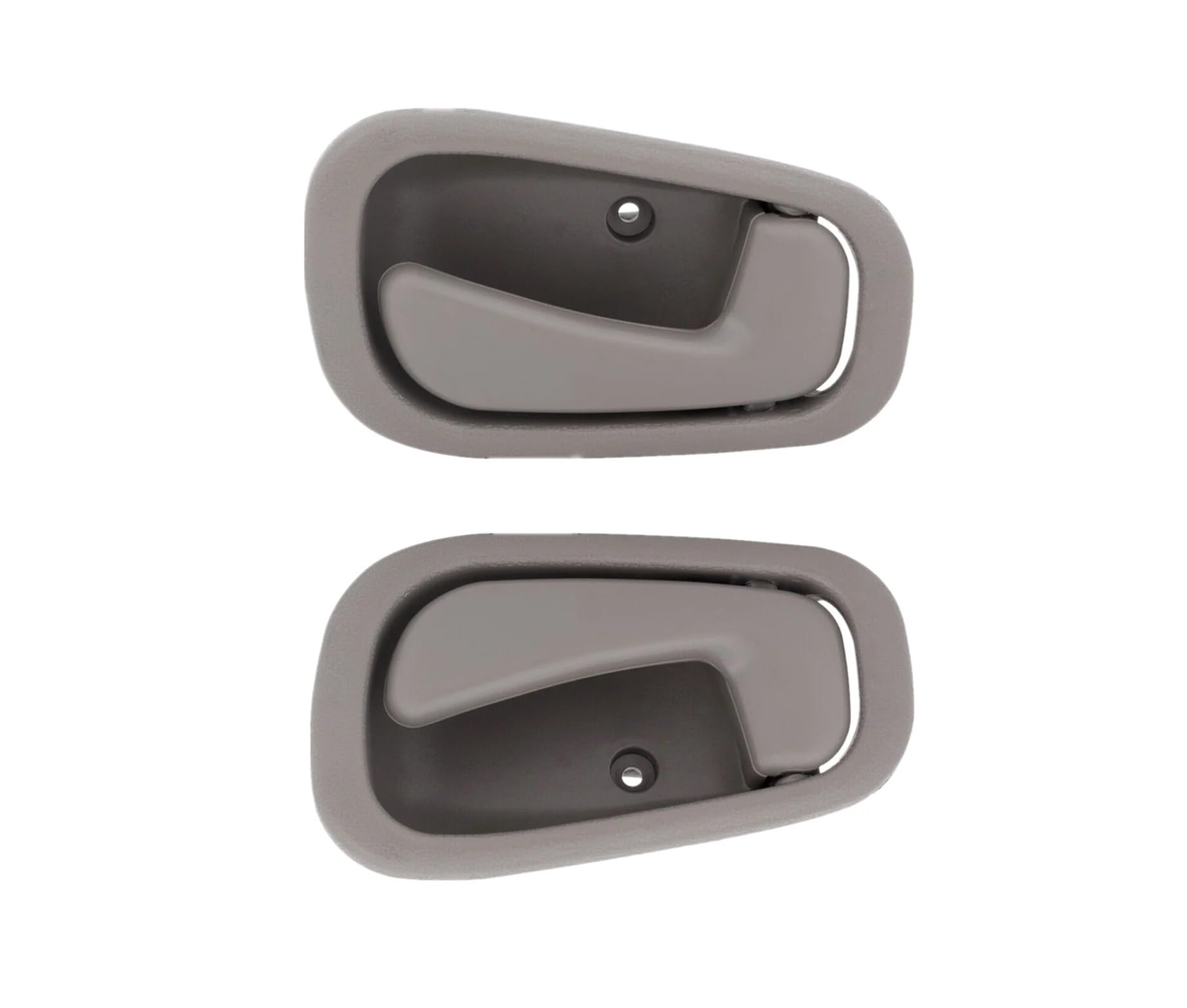 Zhannuobhd Gray Lh And Rh 2Pcs For Corolla 1998 1999 2000 2001 2002 Interior Door Handle Left Right No Lock Hole Gray Beige Car Side Plated Interior Door Handle(Gray Lh And Rh 2Pcs)
