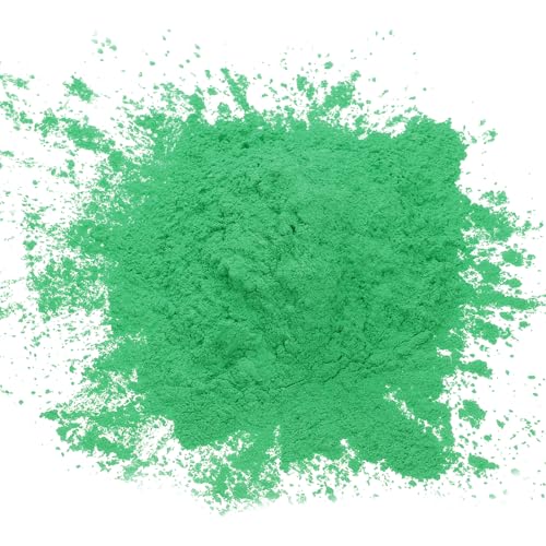 uxcell 50g/1.8oz Mica Powder Natural Resin Epoxy Pigment Powders for Casting Resin, Car Paint, DIY Arts and Crafts, Golden Green
