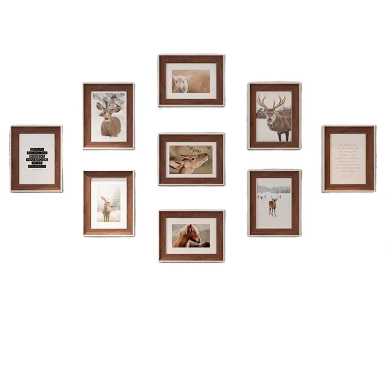 Juego de marcos de fotos Hermosa pared de fotos, marcos y álbumes, marco, boda Jiugongge simple moderna, combinación