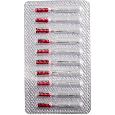 Primo Dental Products BBXFR Barbed Broaches, Fine Red (Pack of 10) Cover