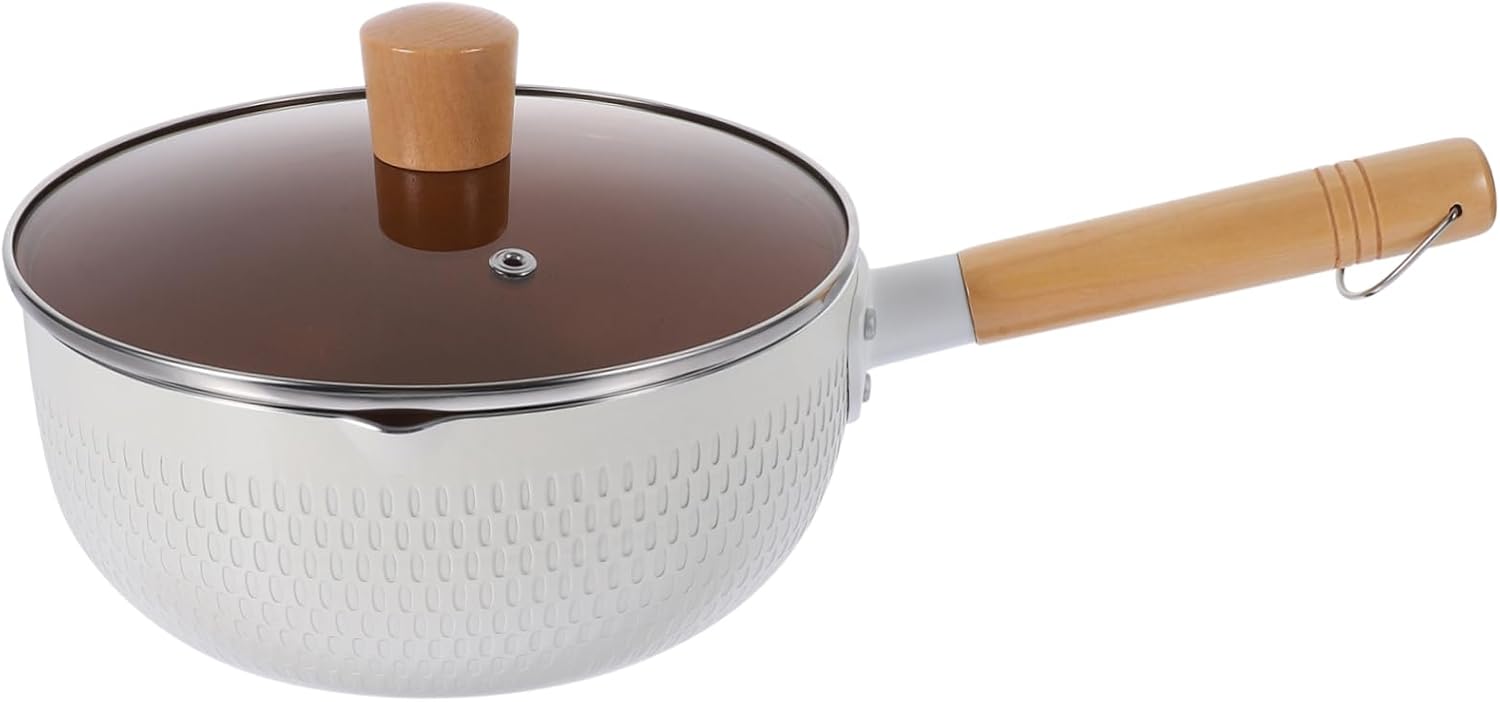 Snow Frying Pan Nonstick Saucepan Metal Saucepan Lid Maifan Stone Coating Easy Cleaning Multi-purpose