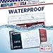 Mifflin-USA Horizontal ID Name Badge Holder (Clear, 3.5x2.25 Inches, 100 Pack), Waterproof and Resealable Plastic Card Holders