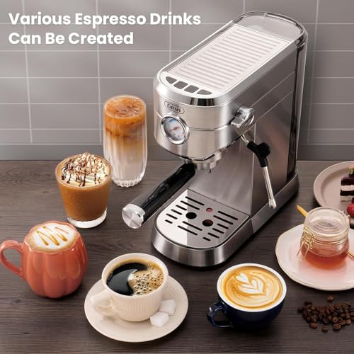 Image of Gevi 20 Bar Compact Commercial Espresso Machine for Home,Latte Coffee Maker