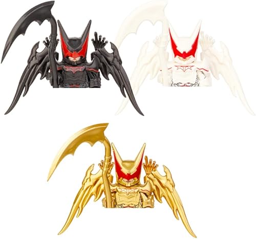 Juego de 3 figuras de acción de personajes de cómics de películas de 1.8 pulgadas, bloques de construcción, figuras en miniatura, juguetes para