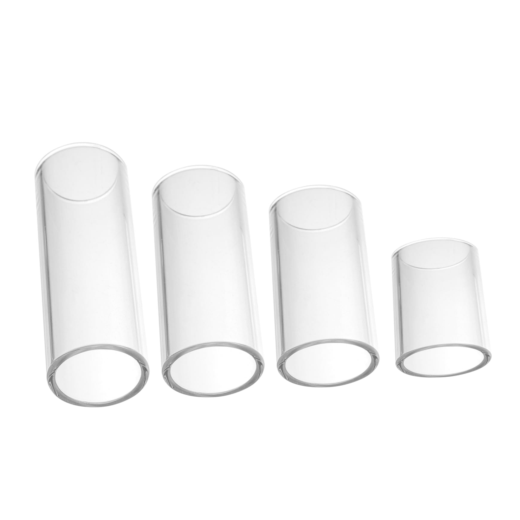 VANZACK 1 Professional Guitar Slide Transparent Finger Covers Smooth Playing Accessories for Electric Guitar Bass Durable Easy to Use