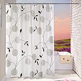 WEIXINHAI Cortina De Ducha Cortinas De Baño Impermeable - 180X180 cm PEVA Prueba de Moho Impermeable al Baño,Antimoho,Antibacteriano,con 12 Ganchos