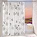 Produktbild WEIXINHAI Shower Rollo Curtain Duschvorhang Badewannevorhang - 180x180cm Wasserdicht Anti-Schimmel inkl 12 Duschvorhangringe für Badezimmer