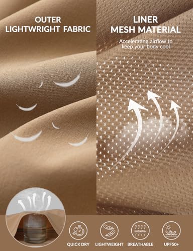 baleaf Skorts for Women 20" Golf Athletic Tennis Skirts Knee Length Pickleball Hiking Casual Skort Zipper Pockets UPF50+3