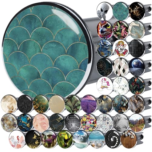 Sanilo Waschbeckenstöpsel, viele schöne Stöpsel für das Waschbecken zur Auswahl, universal mit Motiv (Aquarell)