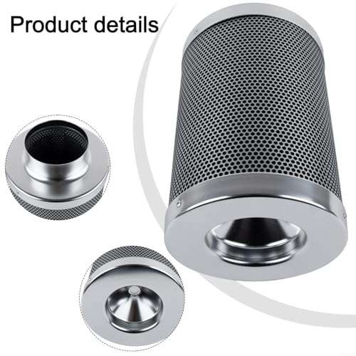 Filtro de carbón activado para control de olores con cama RC48 y prefiltro lavable 8