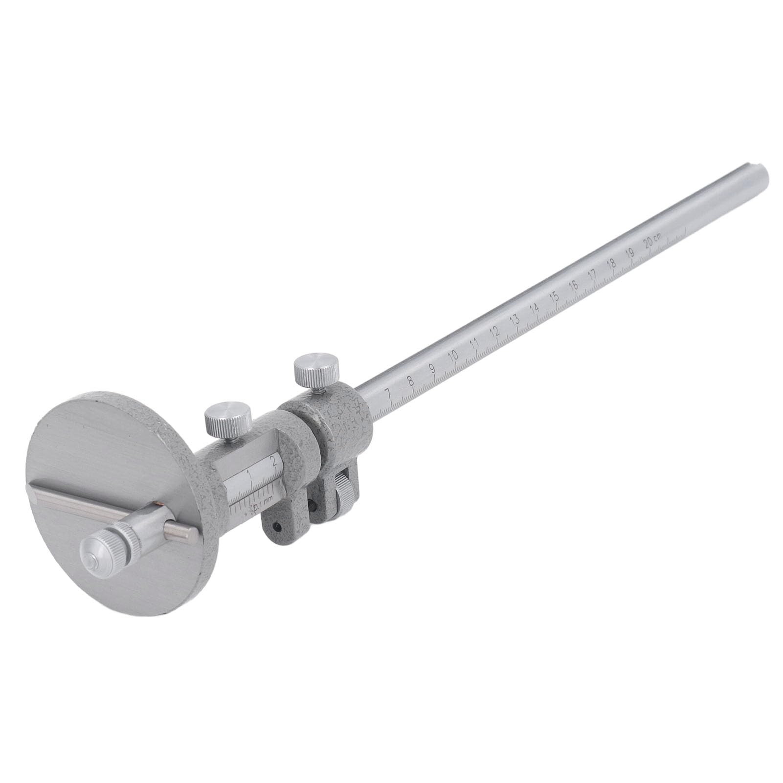 Demeras Calibro per Marcatura Ruote Strumento Accurato per la Lavorazione del Legno in Acciaio Inossidabile per la Lavorazione del Legno Misurazione da 0 a 200 Mm