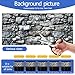 CICK SEED Aquarium Background & Fish Tank Background – Ultra HD Static Cling, Tape-Free, Realistic Rock Wall Design for Professional Aquarium Decorations 17.7 X 47.2 Inches