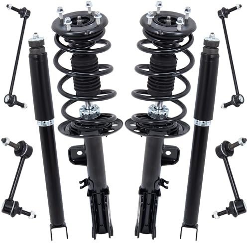 KUIPERAUTO Front Struts w/Coil Spring and Shocks Complete Assembly Compatible for 2013-2018 Ford Explorer Struts Suspension Kit - Replace 272729 272730 911330 (8pcs)