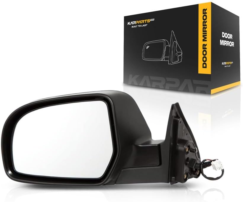 For Subaru Outback 2012 2013 2014 Door Mirror Driver Side | Power | Non-Heated | Textured | Replacement For 91036AJ13C, 91054AJ15A | SU1320137