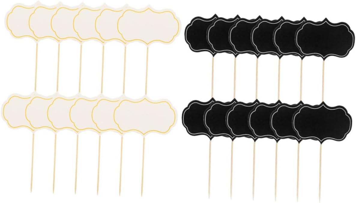 48pcs Writable Chalkboard Cheese Labels for Charcuterie Board