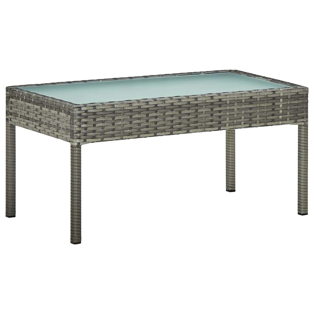 Générique Salon de Jardin 4 pcs avec Coussins résine tressée Gris,Meubles,Mobilier de Jardin,Salons de Jardin,45787