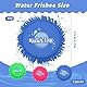 shallyong 3 Stück Wasserfrisbee Splash, Kinder Wasser Frisbee, Pool Wasserfrisby, Wasserspielzeug Frisbee, Splash Wasser Wurfscheibe, Pool Splash Disc, Wasser Frisbee, Pool Wasser Wurfscheibe