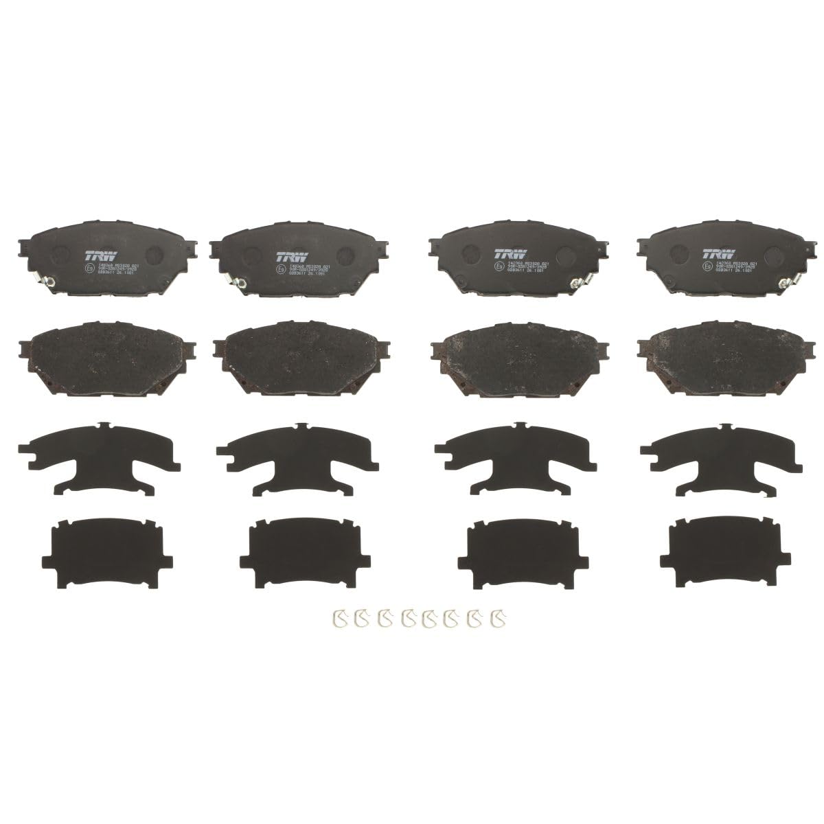 Trw Kit Pastiglie Freni Con Segnalatore Acustico Usura GDB3611-image