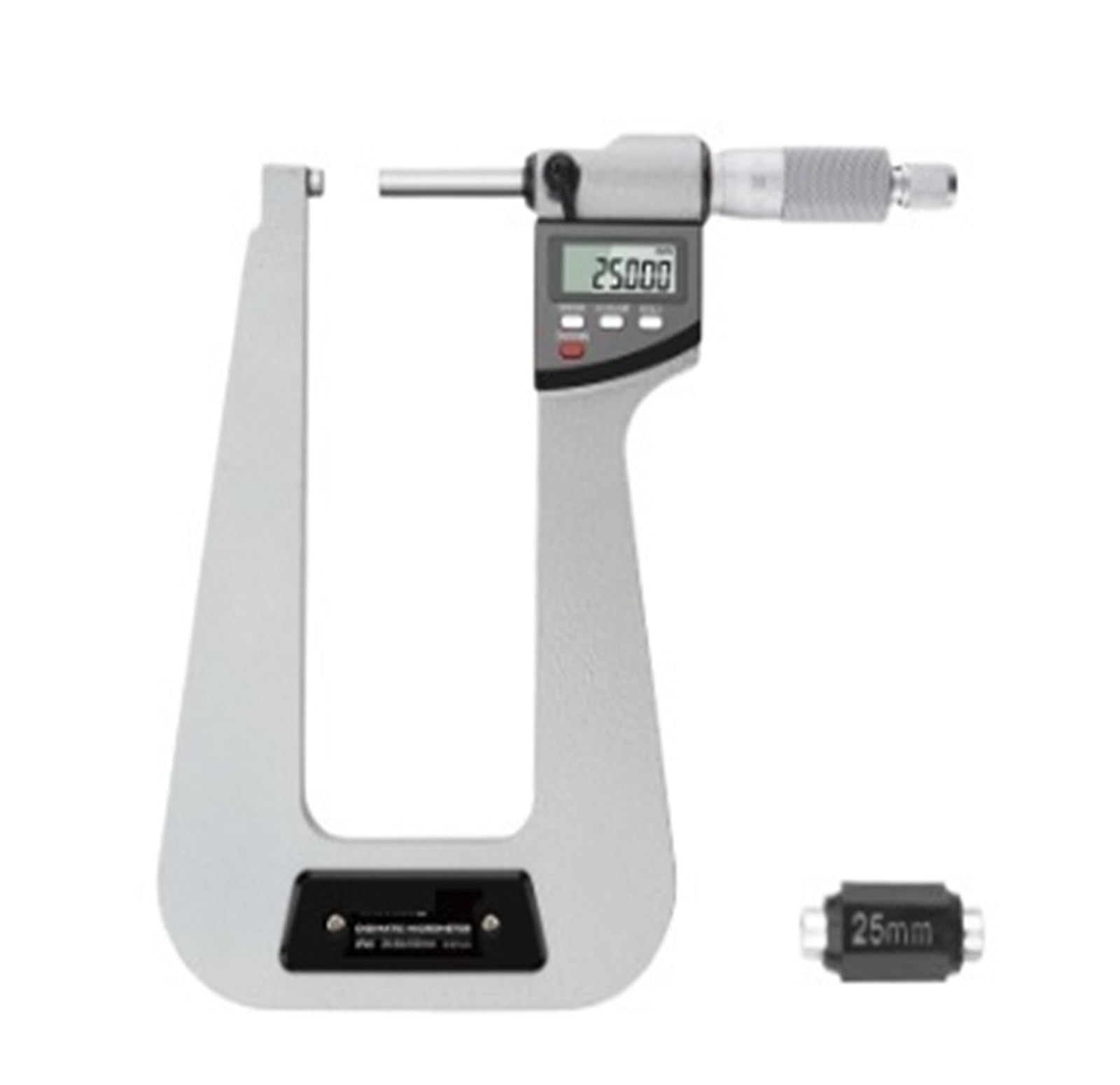 Digital Display Deep Bow Frame Micrometer 211-278 25-50 * 150mm Measuring Plate Thickness Deep Span Micrometer