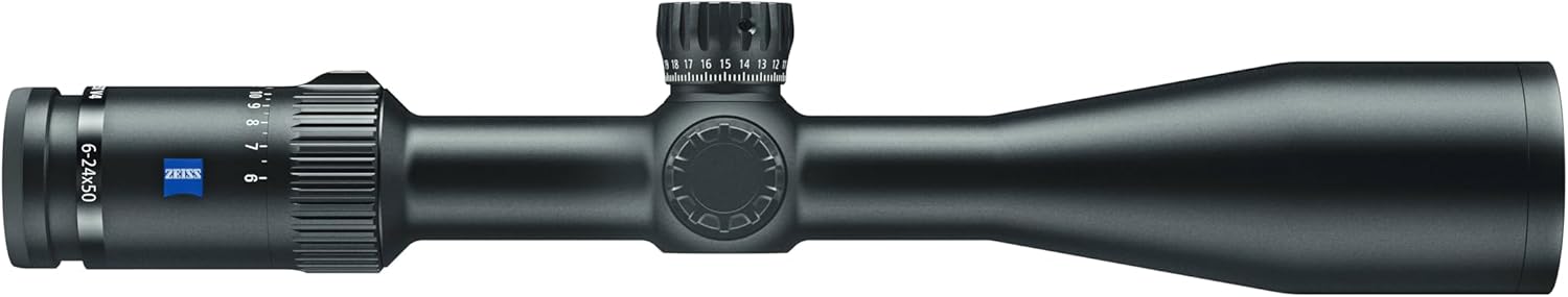 Zeiss Conquest V4 6-24x50mm Riflescope, Capped Turret, #93 ZMOA-1 Reticle, Black