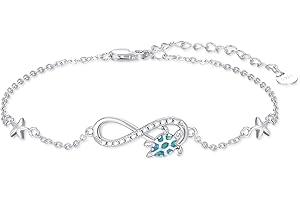Sterling Silver Turtle Bracelet, Adjustable Charm Bracelets with Angel Moon, Women Girls Jewelry