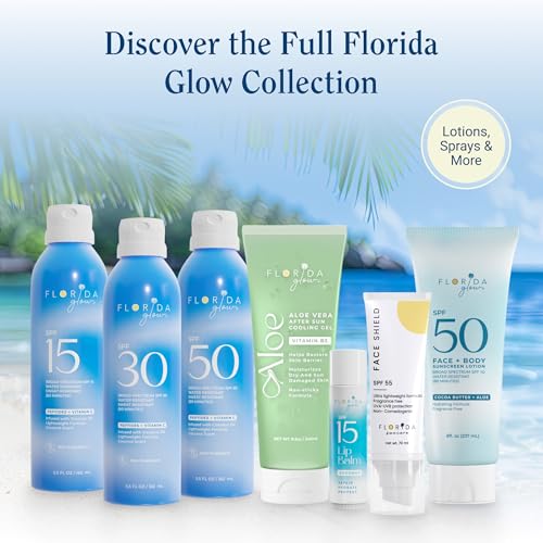 Florida Salt Scrubs Florida Glow Spf 50 Sunscreen Spray- Hawaii 104 Reef Act & Florida Keys Compliant Broad Spectrum Water Resistant Sport Sun Screen thumb #6