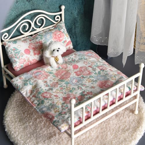 Muebles en miniatura escala 1:12 para decorar dormitorios de casas de muñecas con realismo 7
