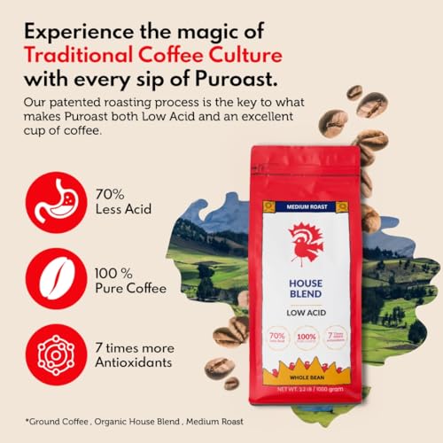 Puroast Coffee COMINHKG018778 Puroast Low Acid Coffee , Whole Bean thumb #1